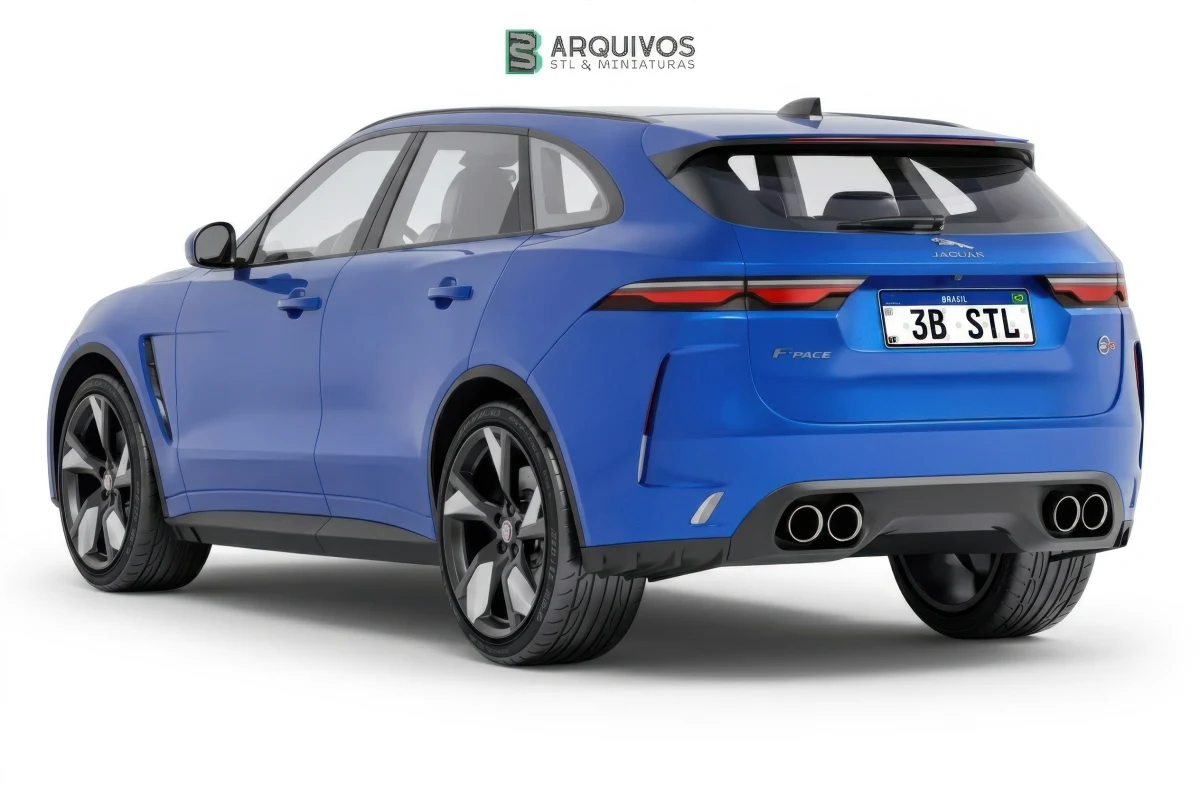 Modelo 3D STL - Jaguar F-Pace SVR 2023 — foto 6